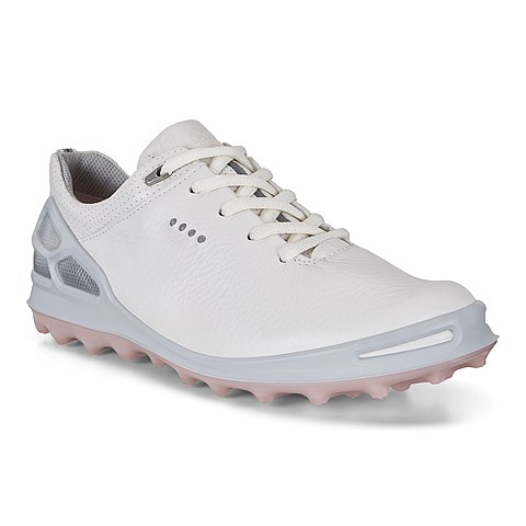 Teknologi Dripping buffet Ecco Women Golf Cage Pro. White-Pink-Silver. Lace. - Nyegaardsko.dk