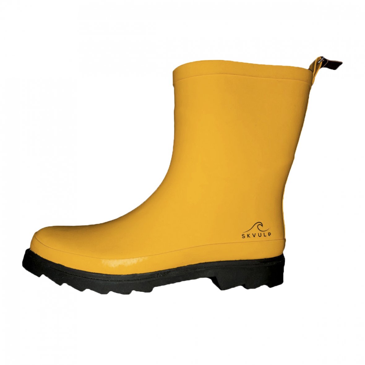 te Formode Fantasi Skvulp 2069-149 Old Yellow. Rubber Boots. Gul dame gummistøvle 3/4 lang. -  Nyegaardsko.dk